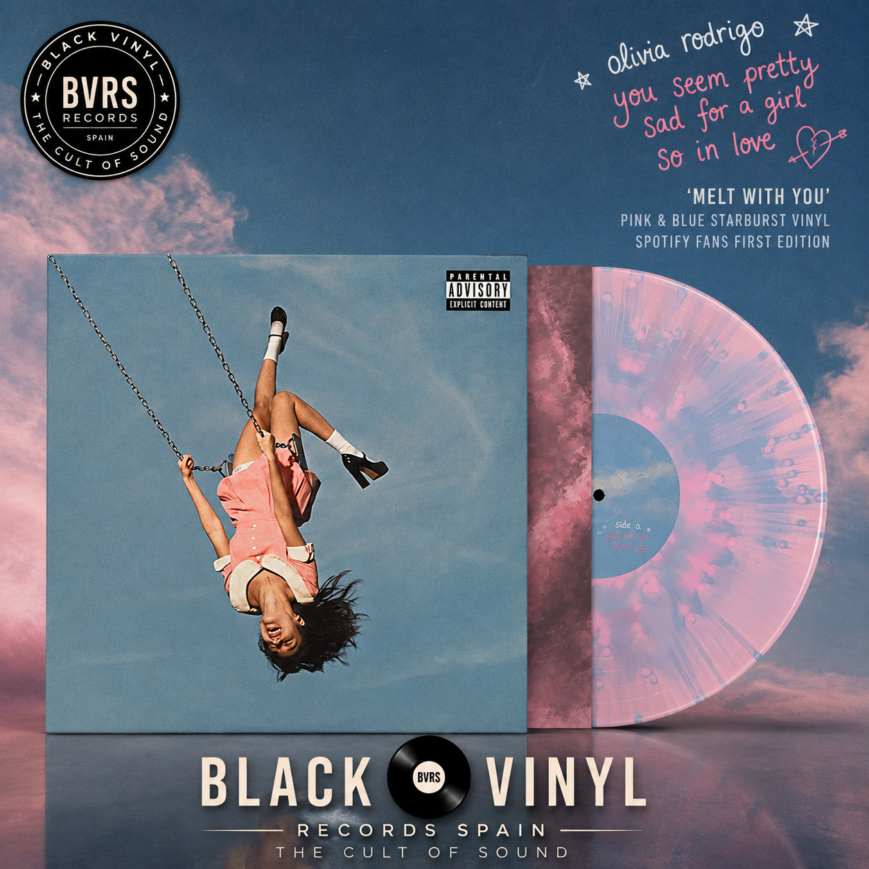 Olivia Rodrigo - you seem pretty sad for a girl so in love - spotify exclusive 'melt with you' starburst vinyl USA