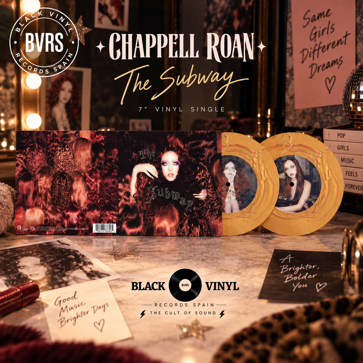 Chappell Roan – The Subway – Gold Marble 7" Vinyl Single | USA Import 🇺🇸