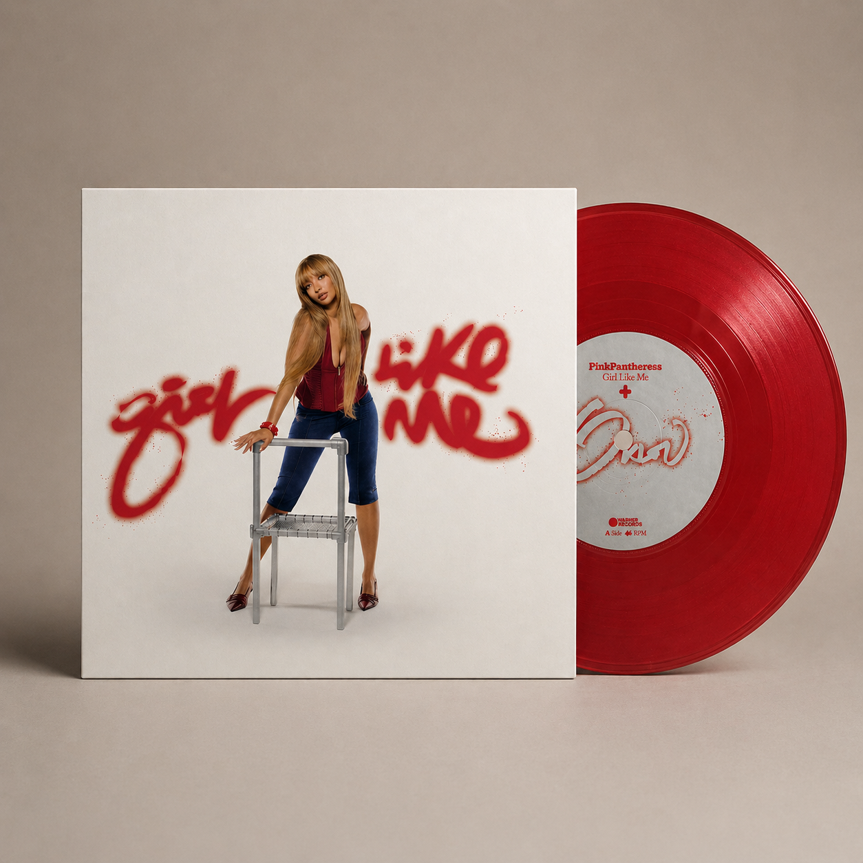 PinkPantheress - Girl Like Me - RSD 2026 on 7" Vinyl IMPORT - Black Vinyl Records Spain