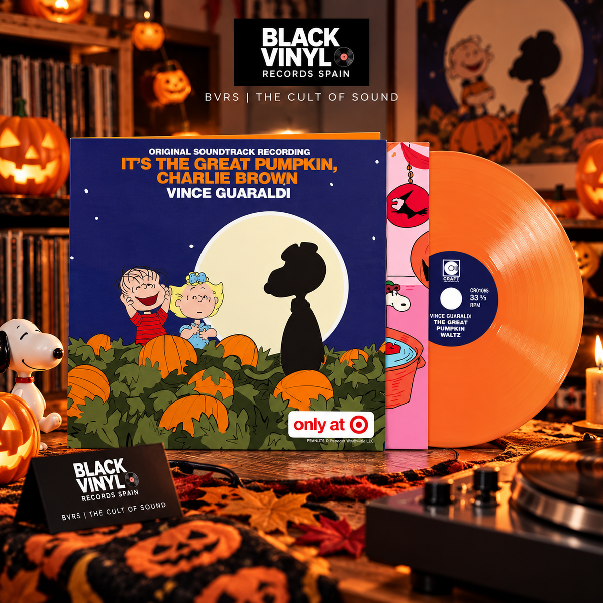 Vince Guaraldi - The Great Pumpkin Waltz / Graveyard Theme - Tiny Vinyl 4 Inch Edition (Target Exclusive)