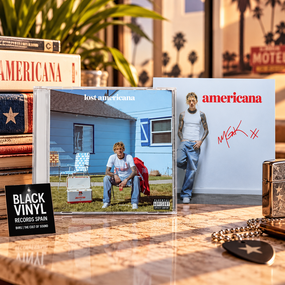 MGK (MACHINE GUN KELLY) – LOST AMERICANA · STORE EXCLUSIVE CD + SIGNED ART CARD · IMPORT