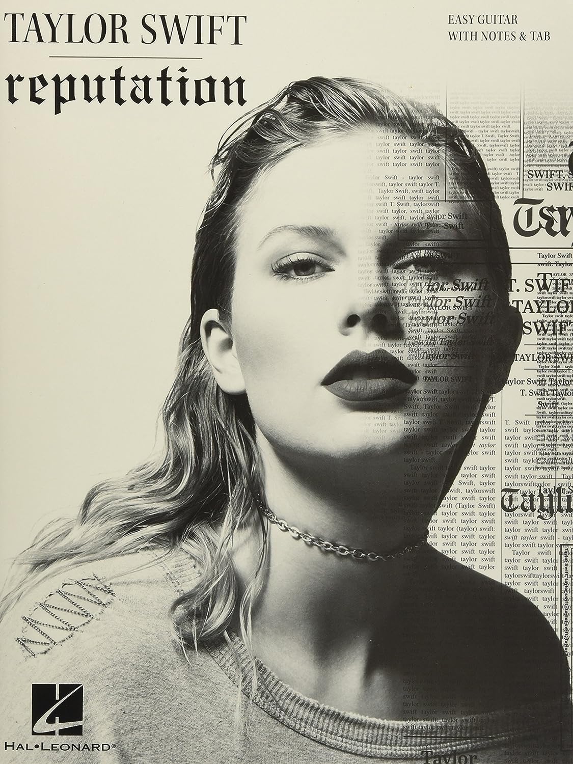 Taylor Swift - Reputation Tapa blanda Songbook For Easy Guitar en inglés