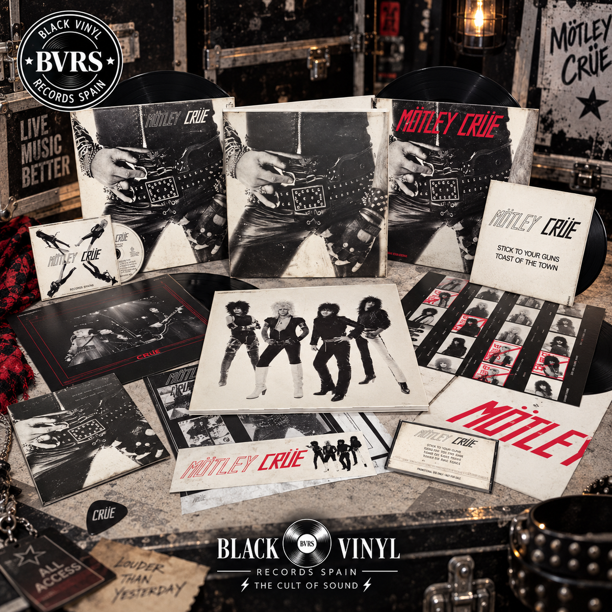 Mötley Crüe: Too Fast For Love (45th Anniversary Collection) (2026 Remaster) (Limited Deluxe Box) (4LP + 12" + 7" + CD + MC + Book)