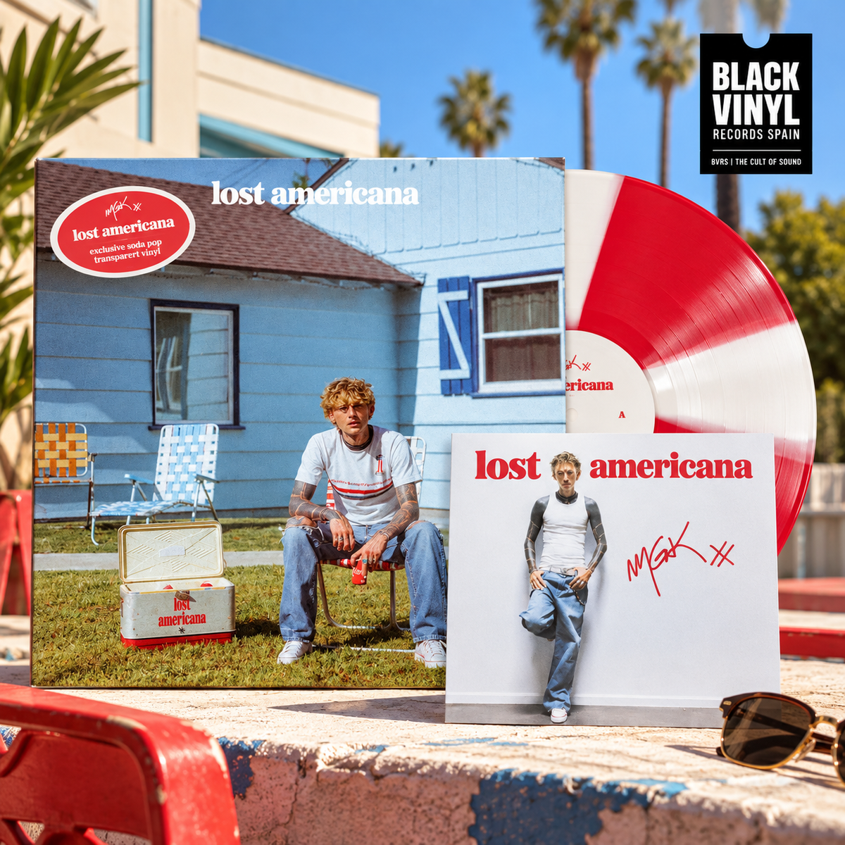 Machine Gun Kelly – Lost Americana (Peppermint Vinyl + Alt Cover + Signed Art Card)
