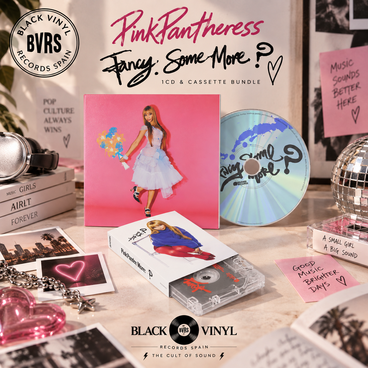 PINKPANTHERESS – FANCY SOME MORE? – 1CD & CASSETTE BUNDLE