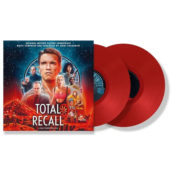 JERRY GOLDSMITH - Total Recall Transparent Red Vinyl edition 2lp