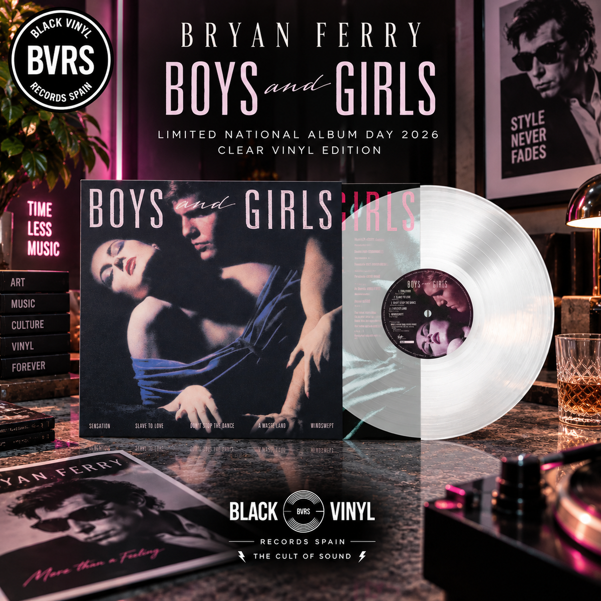 Bryan Ferry - Boys and Girls (NAD 2026) - Limited National Album Day 2026 Clear Vinyl Edition