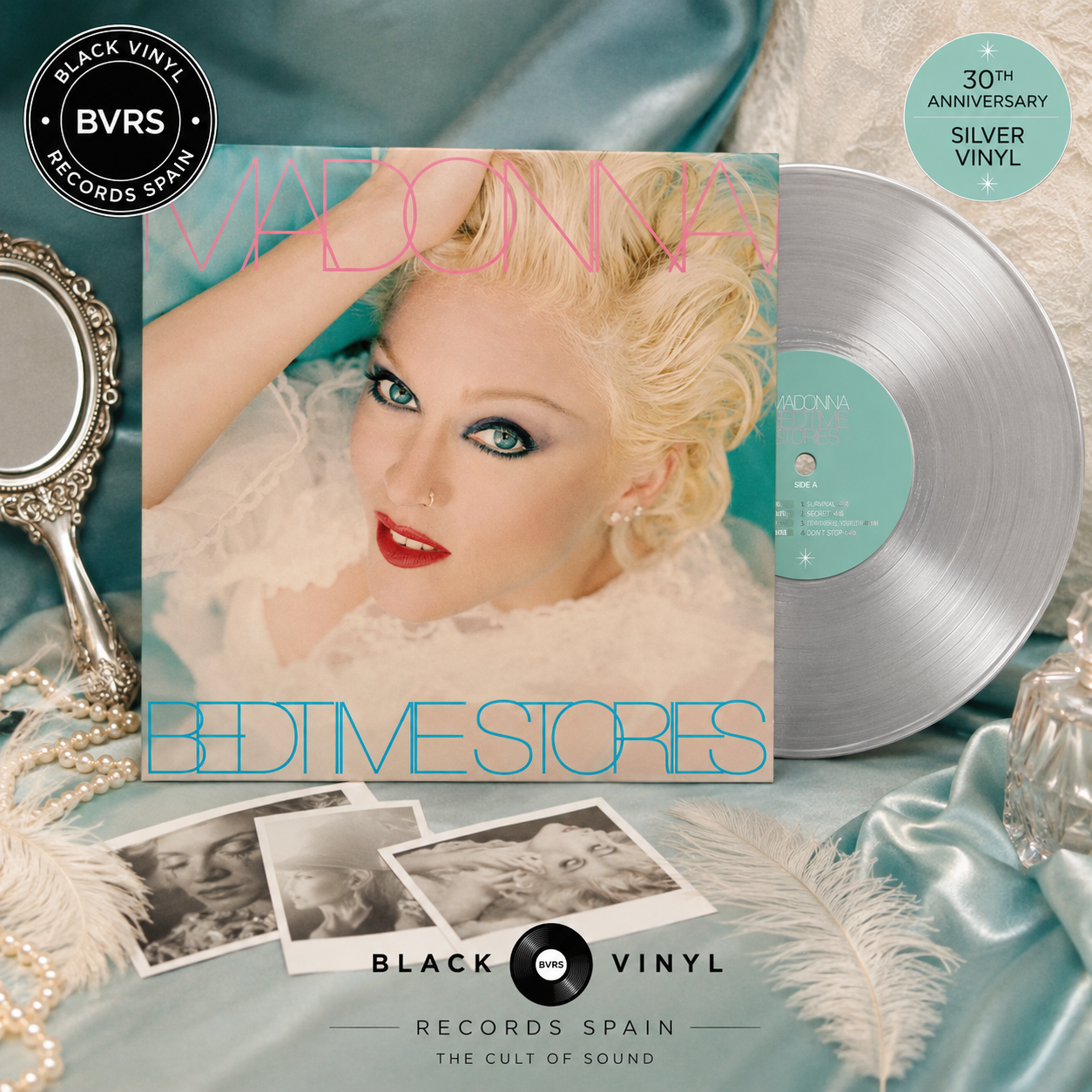 Madonna – Bedtime Stories (30th Anniversary · Silver Vinyl LP)