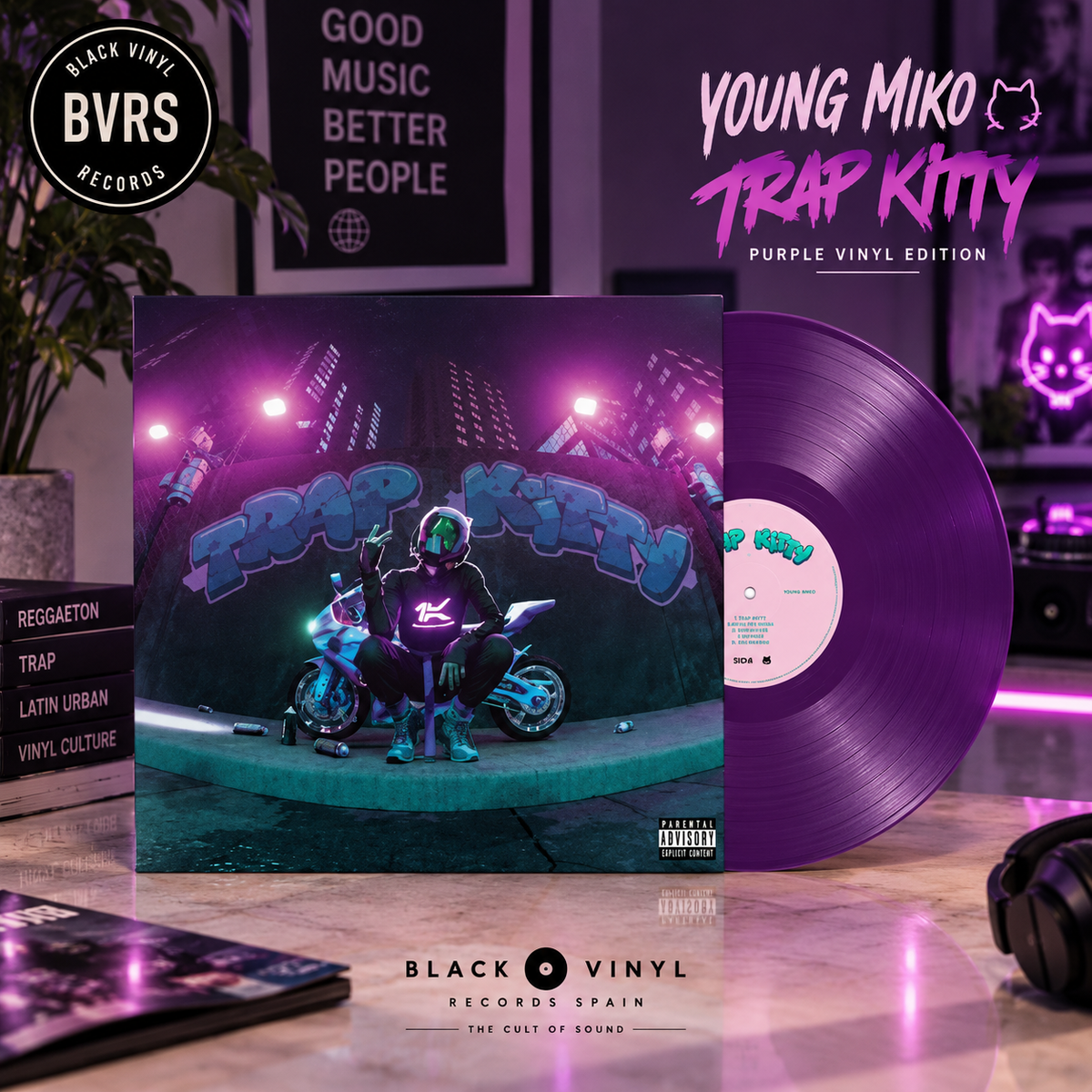 Young Miko - Trap Kitty - Purple Vinyl Edition
