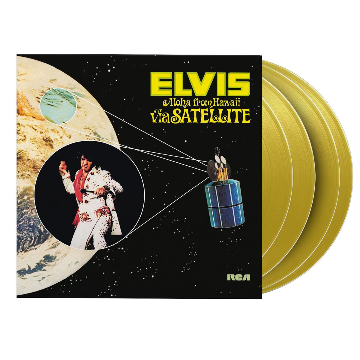 Elvis Presley Aloha From Hawaii Via Satellite 1973 - Live (remastered & expanded) (180g) (Limited Numbered Legacy Edition) (Yellow Vinyl)