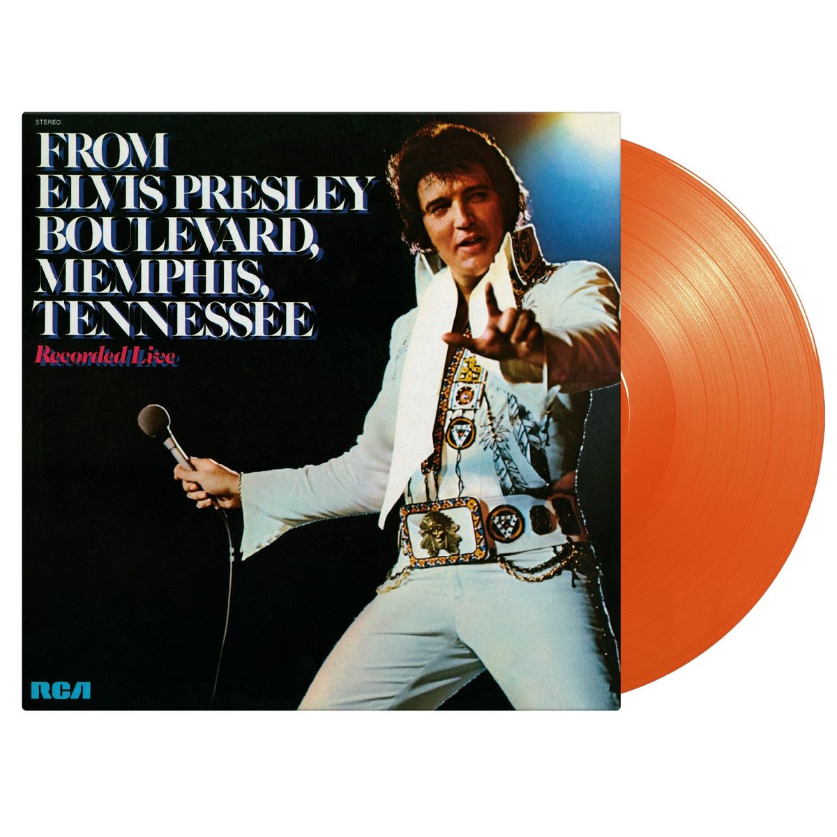 Elvis Presley: From Elvis Presley Blvd Memphis, TN (180g) (Limited Numbered Edition) (Orange Vinyl)