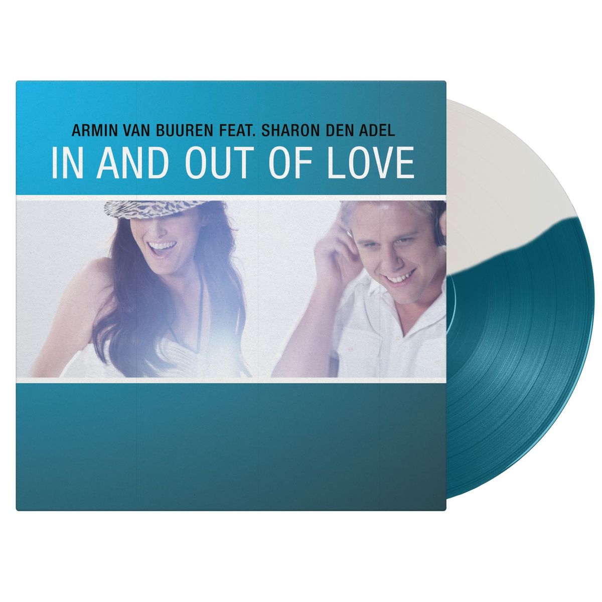Armin Van Buuren feat. Sharon Den Adel In And Out Of Love (140g) (Limited Numbered Expanded Edition) (Half & Half Aquamarine & White Vinyl) (DJ-friendly)