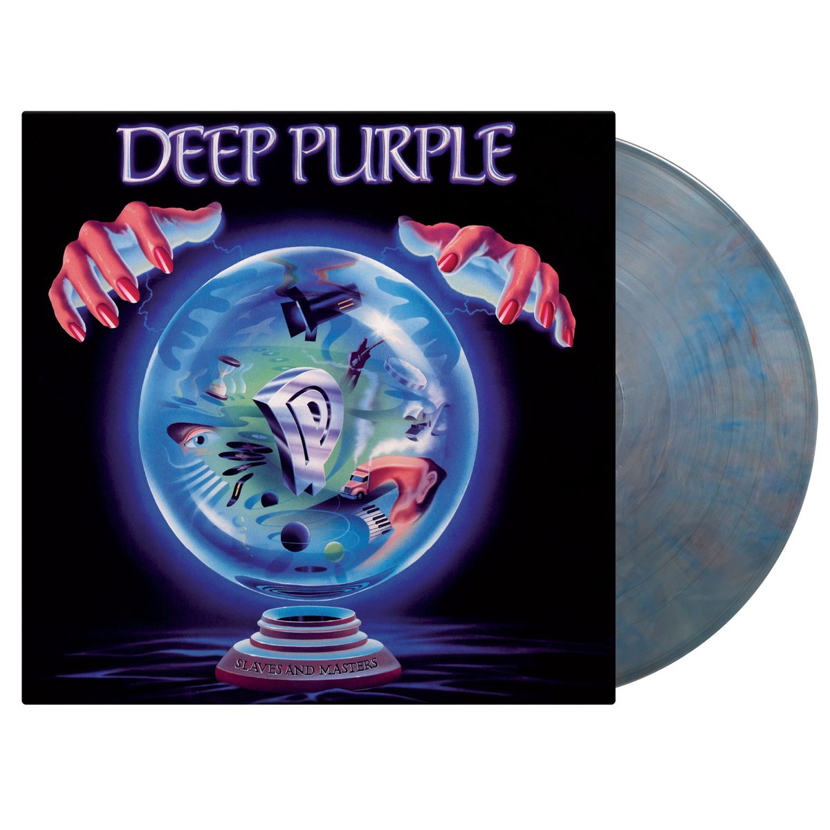 Deep Purple Slaves & Masters (180g) (Limited Numbered Edition) (35th Anniversary) (Translucent Blue & Purple Marbled Vinyl) LP