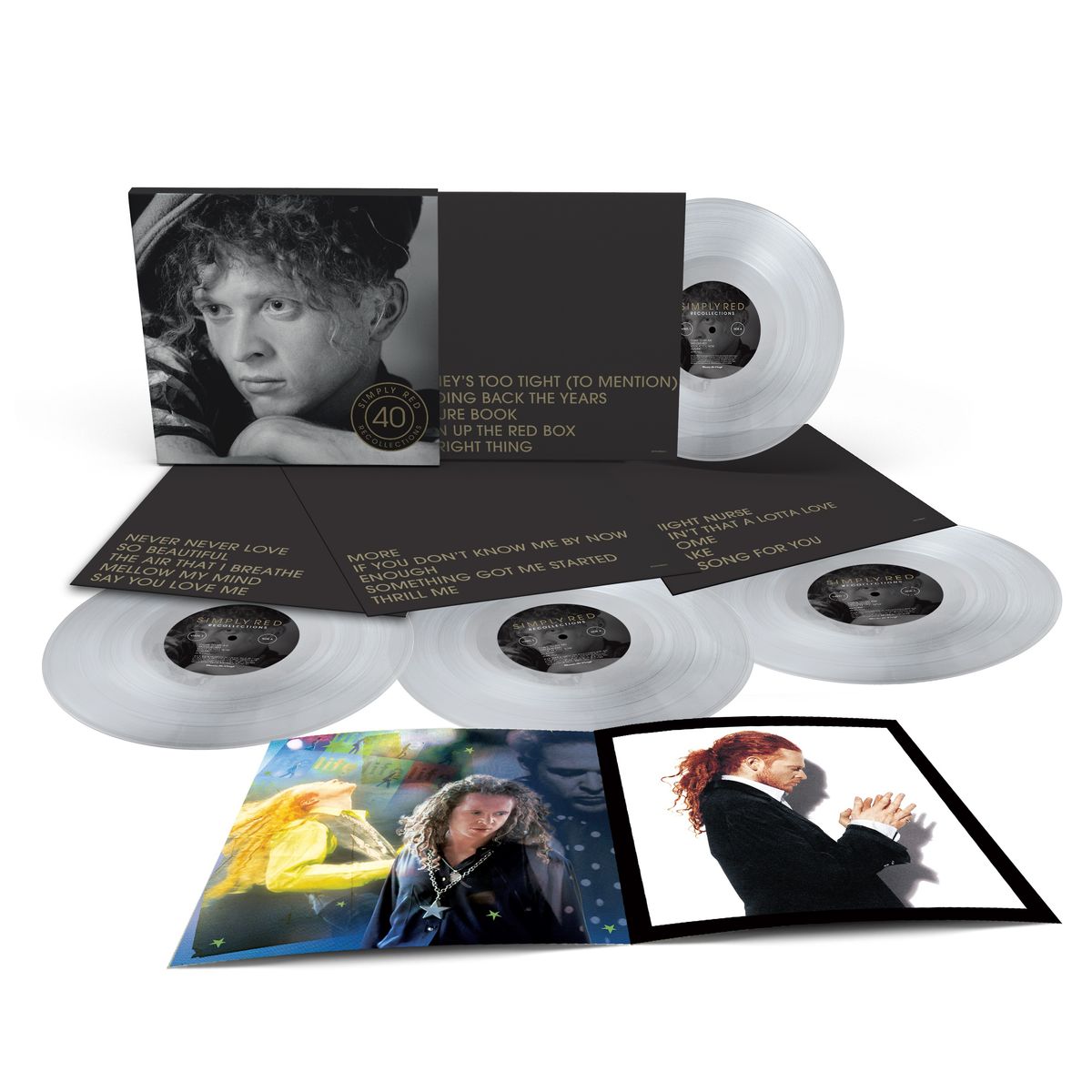 Simply Red: Recollections (180g) (Limited Deluxe Edition) (Crystal Clear Vinyl) 4 LPs
