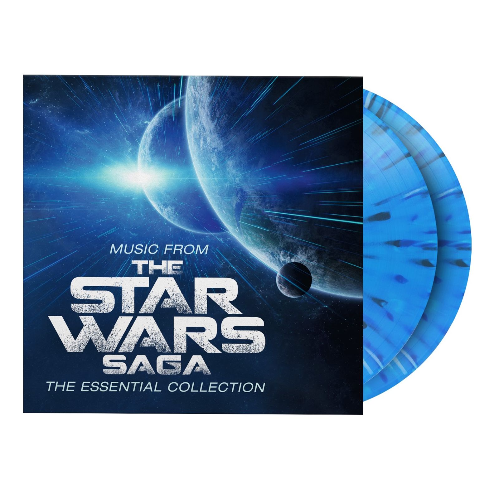 Robert Ziegler Music From The Star Wars Saga - The Essential Collection (May The 4th Be With You Edition) (140g) (Limited Edition) (Hyperspace Blue Splattered Vinyl) - Black Vinyl Records Spain