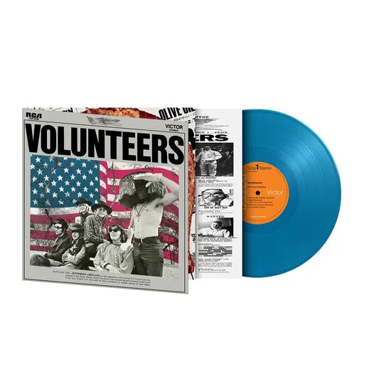 Jefferson Airplane - Volunteers Numbered Blue Vinyl edition - Black Vinyl Records Spain