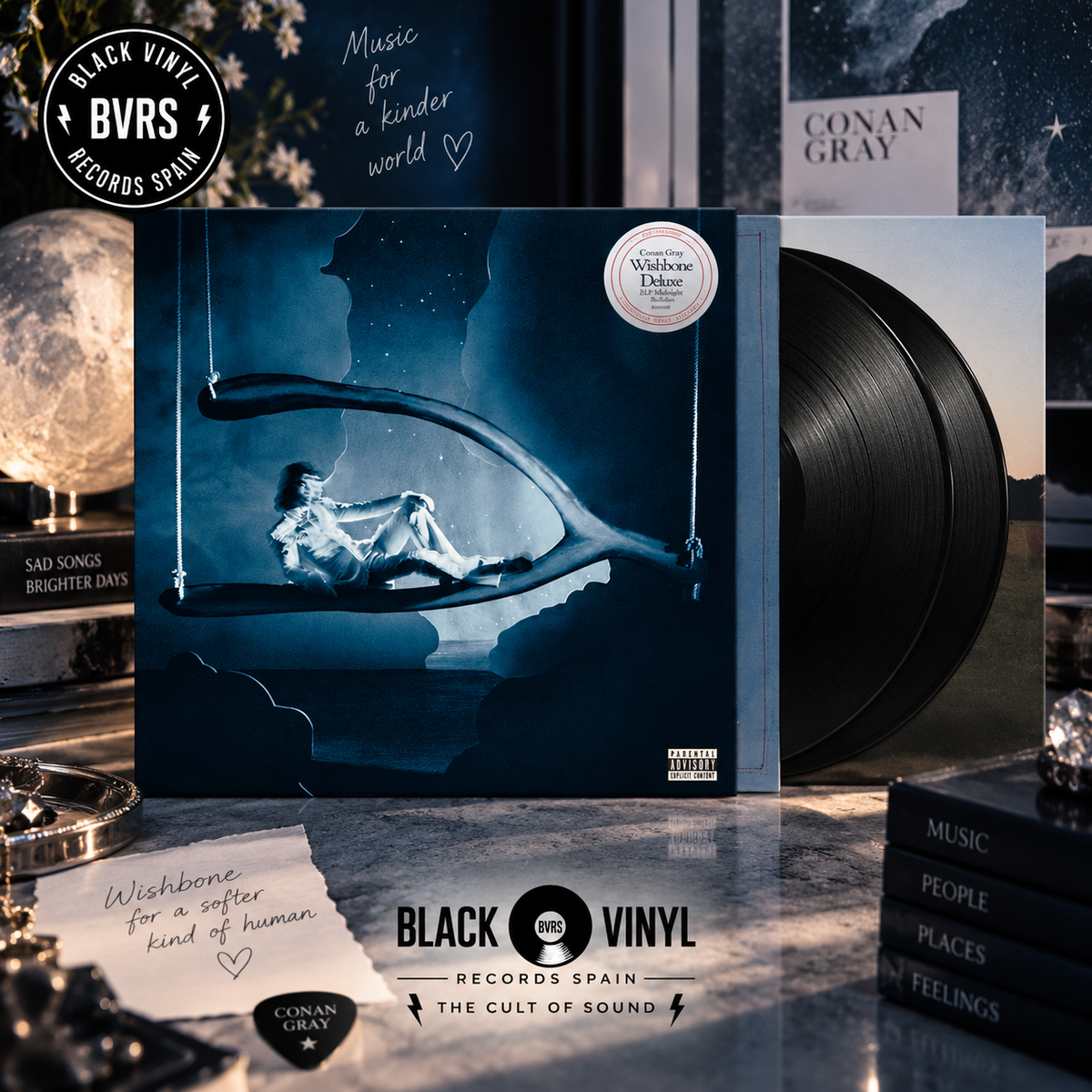 Conan Gray – Wishbone Deluxe | 2LP Midnight Black Edition