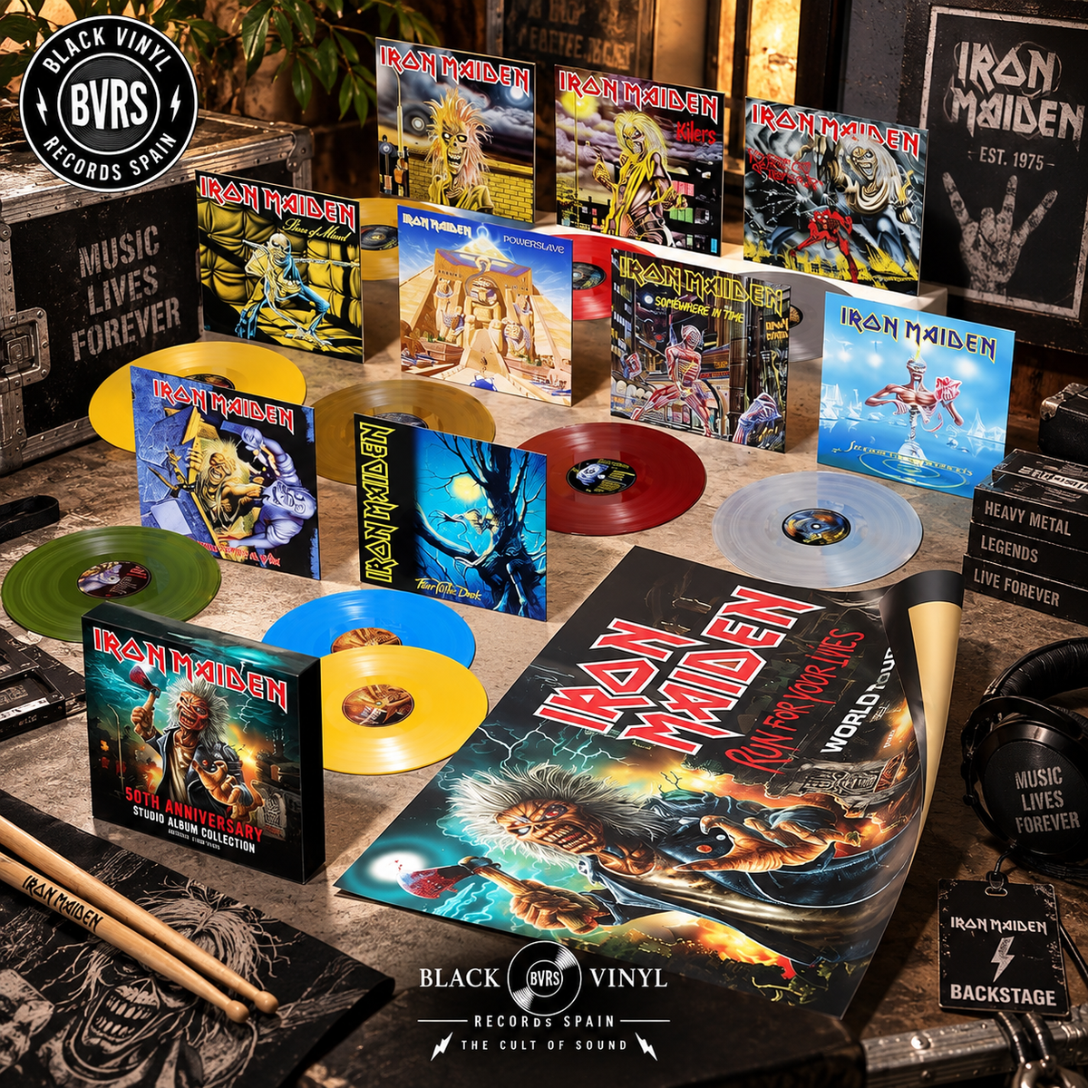 Iron Maiden: 50th Anniversary Studio Album Collection Pt. 1: 1980-1992 (10LP Box Set)
