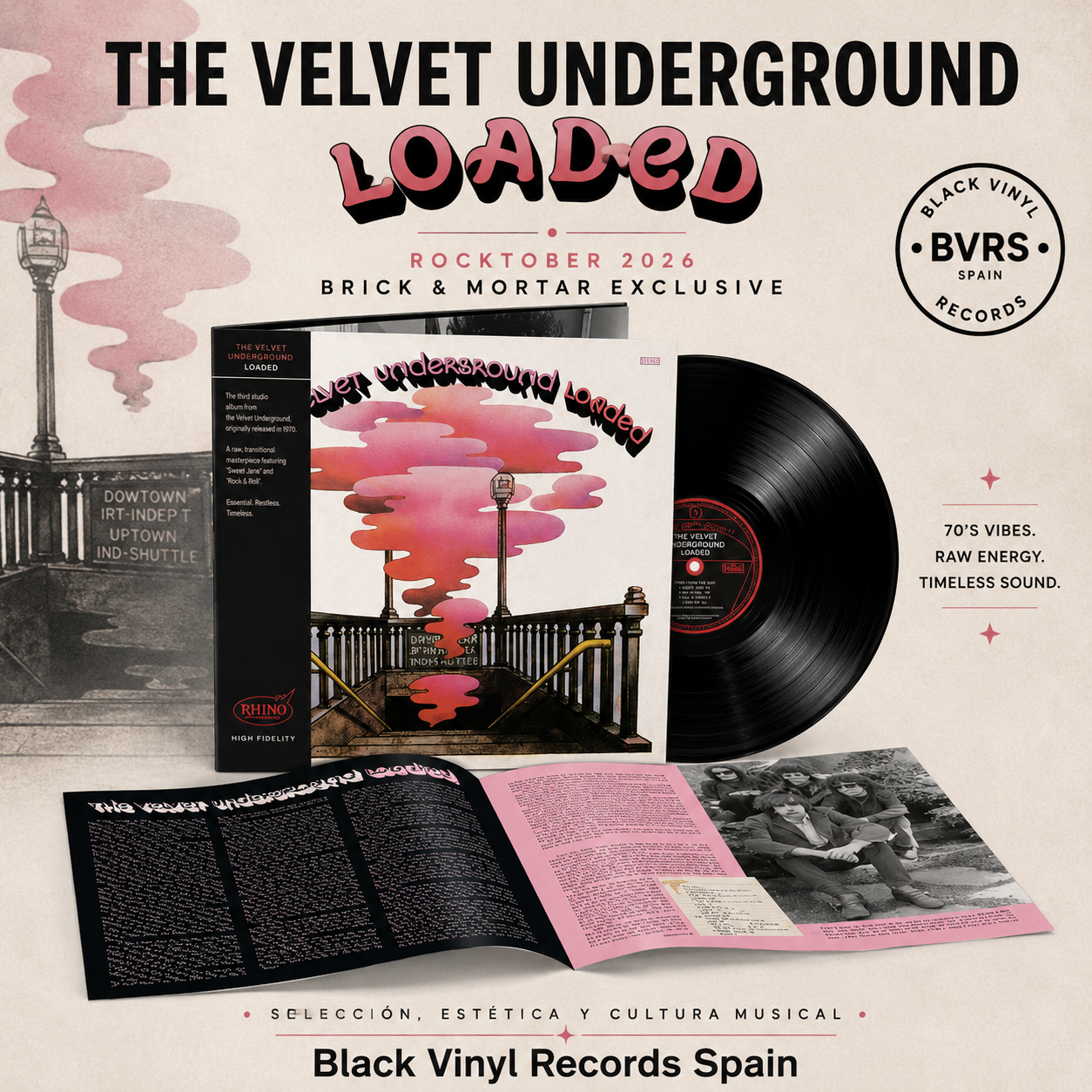 Loaded - Velvet Underground - Rocktober 2026 Brick & Mortar Exclusive Black Vinyl