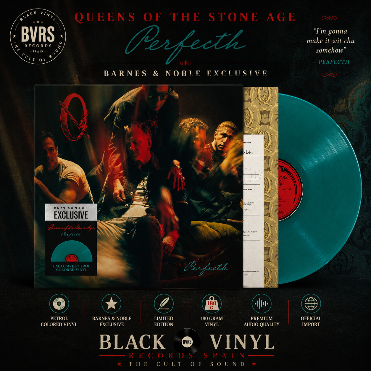 Queens of the Stone Age – Perfecth [Petrol Colored Vinyl] [Barnes & Noble Exclusive]
