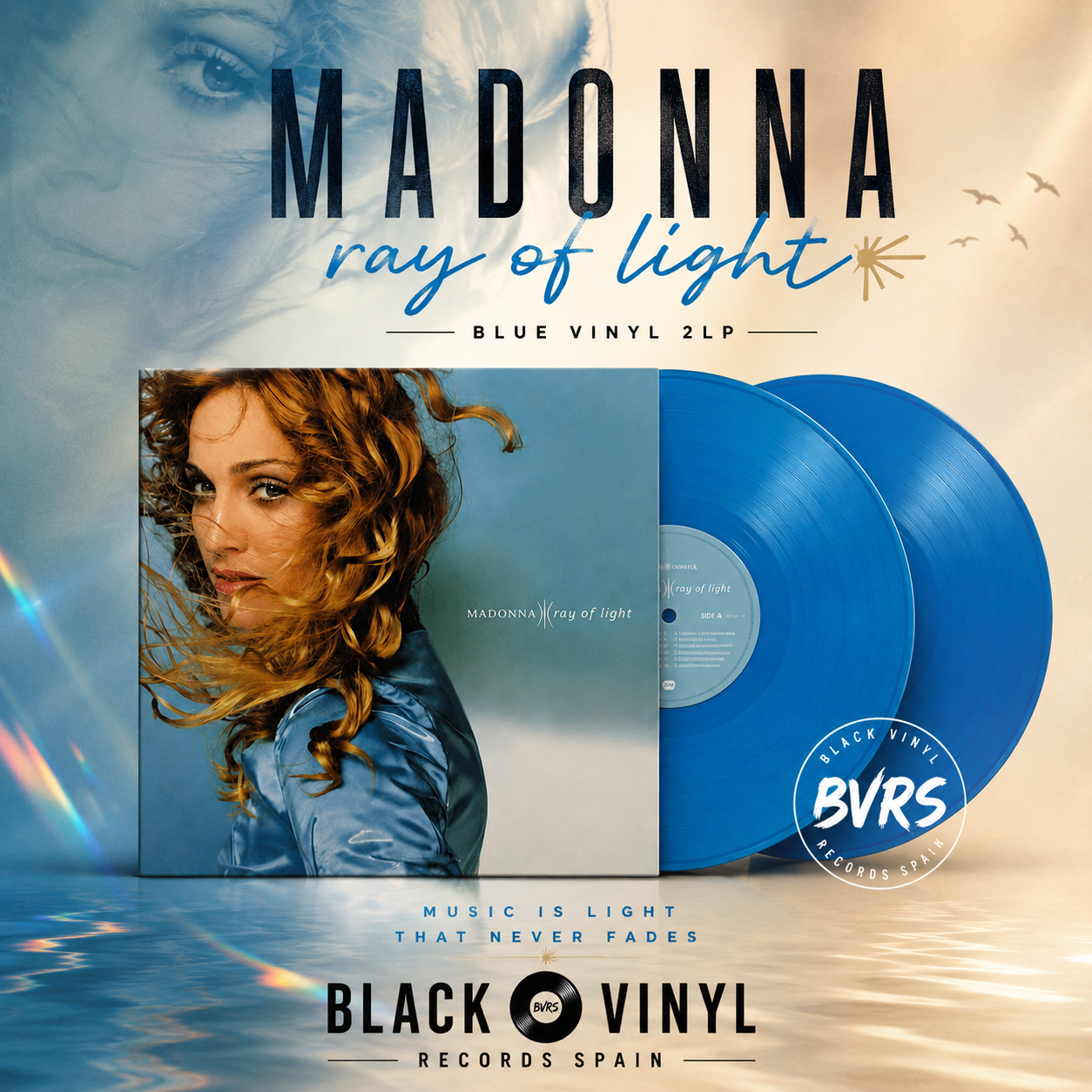 Madonna - Ray Of Light (2LP Blue Vinyl Repress)