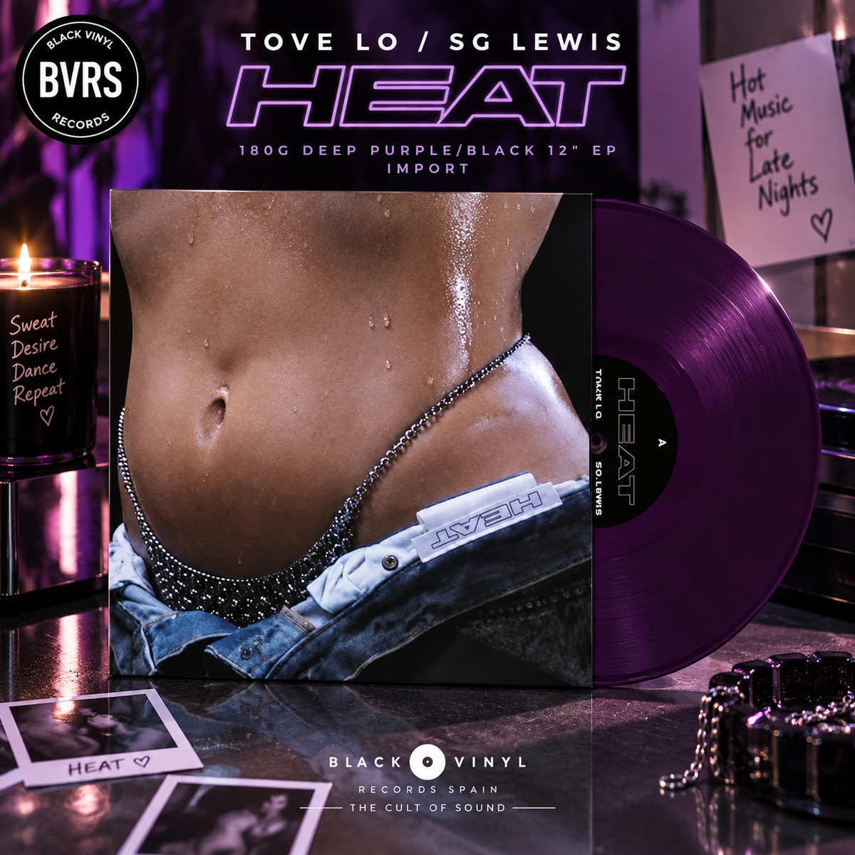 TOVE LO & SG LEWIS – HEAT (180G DEEP PURPLE/BLACK 12" EP)