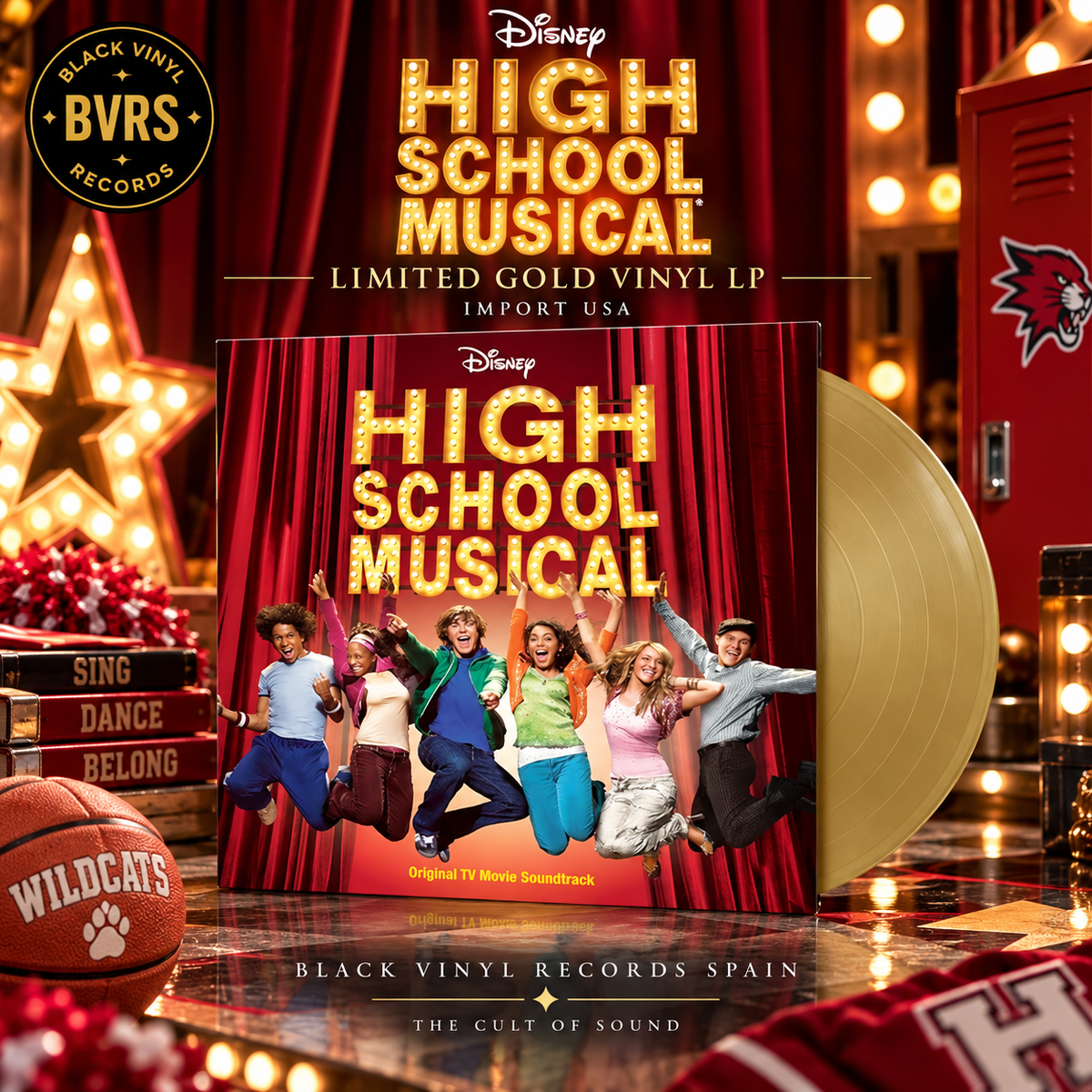 High School Musical: Limited Gold Vinyl LP import USA
