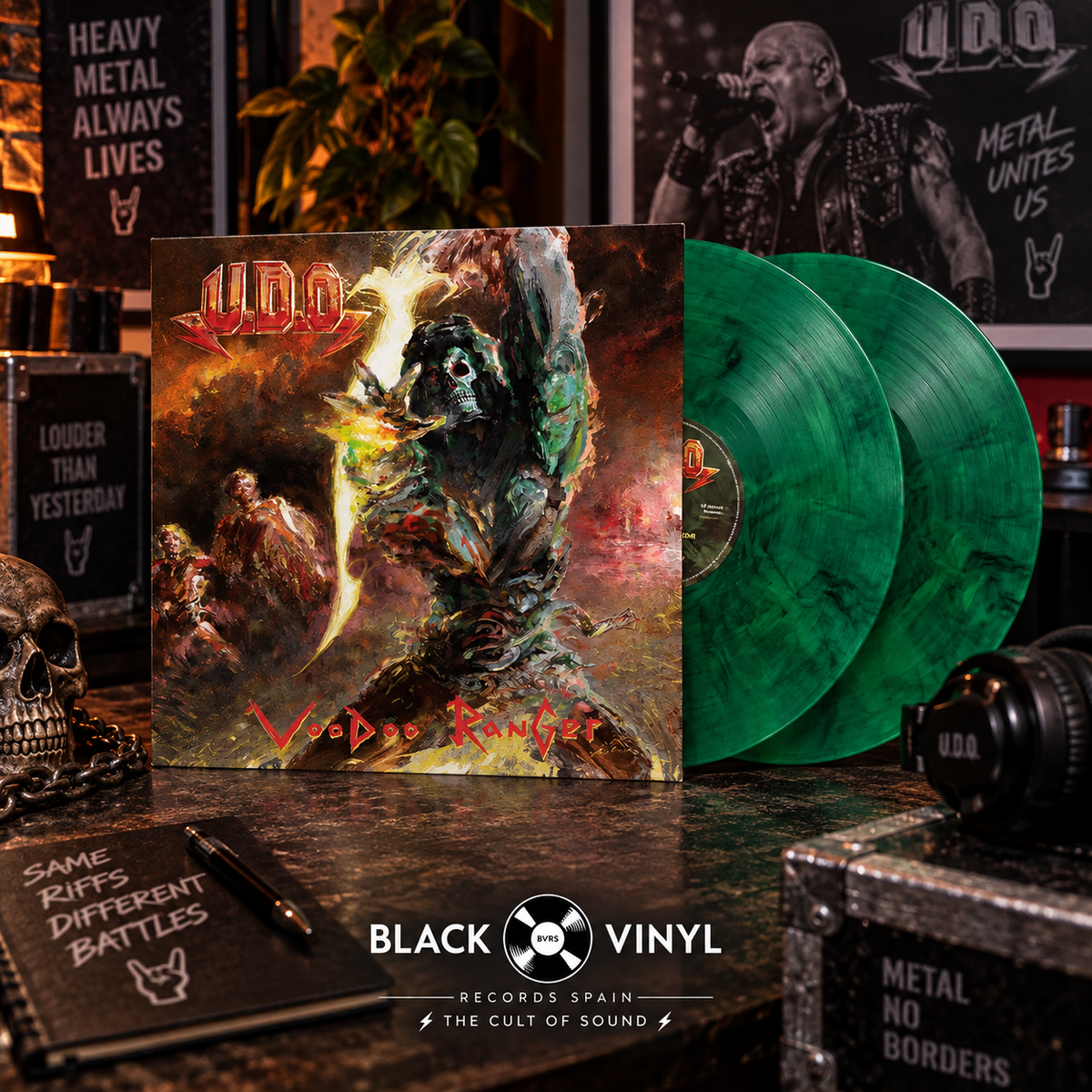 U.D.O. - Voodoo Ranger (Transparent Green Marbled Vinyl, 2LP)