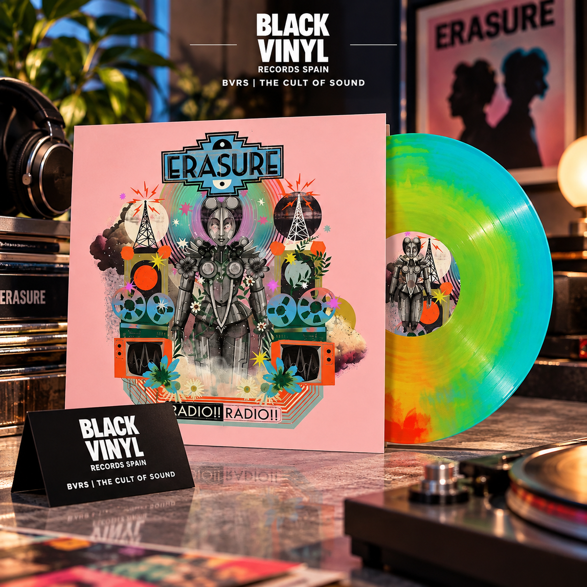 Erasure - Radio!! Radio!! - Sunburst Colored Vinyl LP Edition