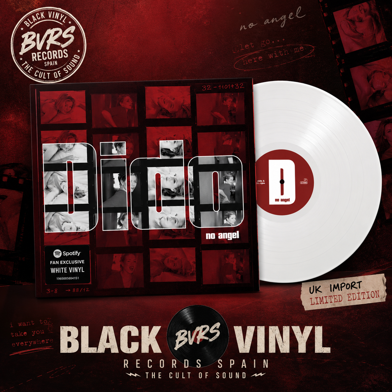 Dido - No Angel (Spotify Fan Exclusive White Vinyl UK Import)