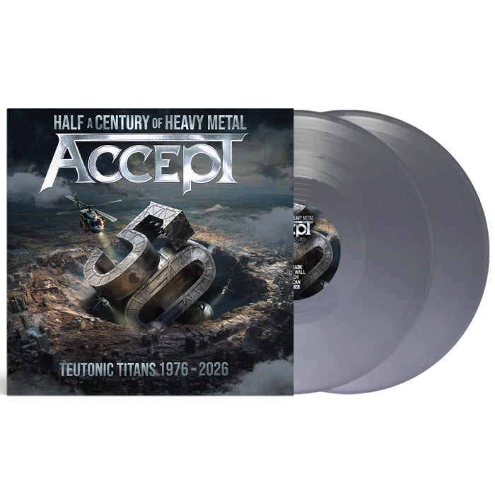 Accept Teutonic Titans 1976 - 2026 (Solid Silver Vinyl) 2 LPs