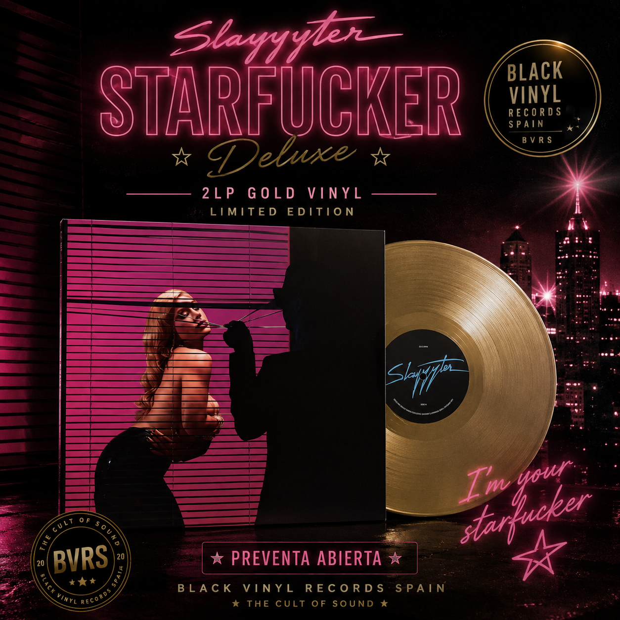 Slayyyter: STARFUCKER (Deluxe) - LP (Gold Vinyl)