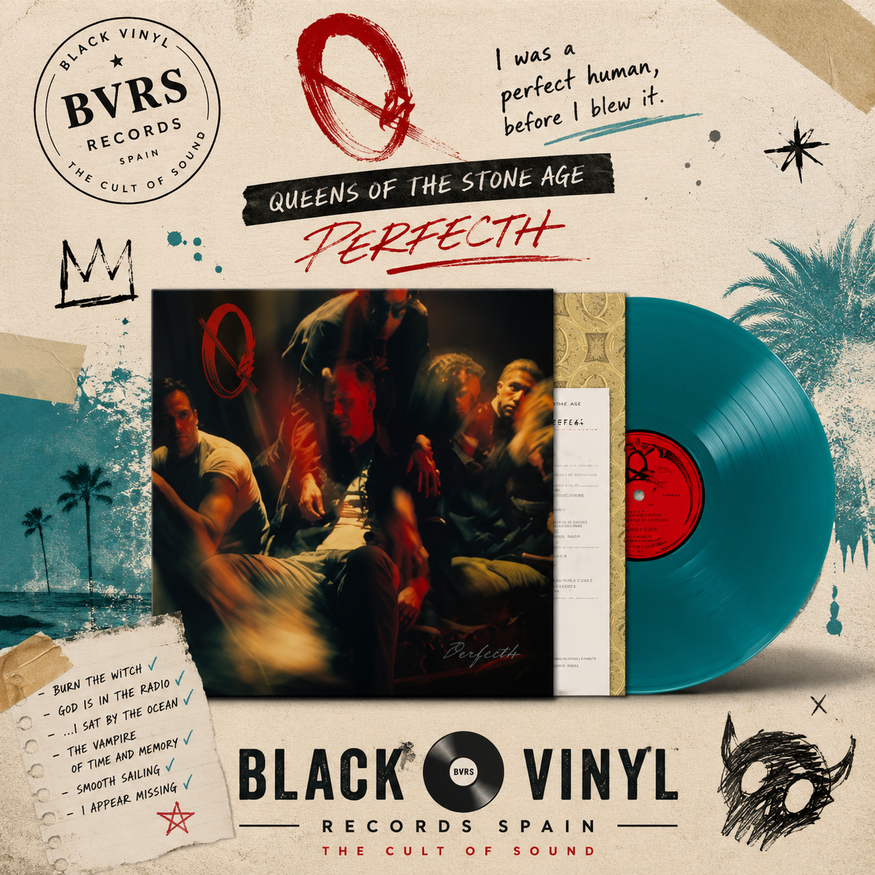 Queens of the Stone Age - Perfecth (Petrol Blue Coloured Vinyl)