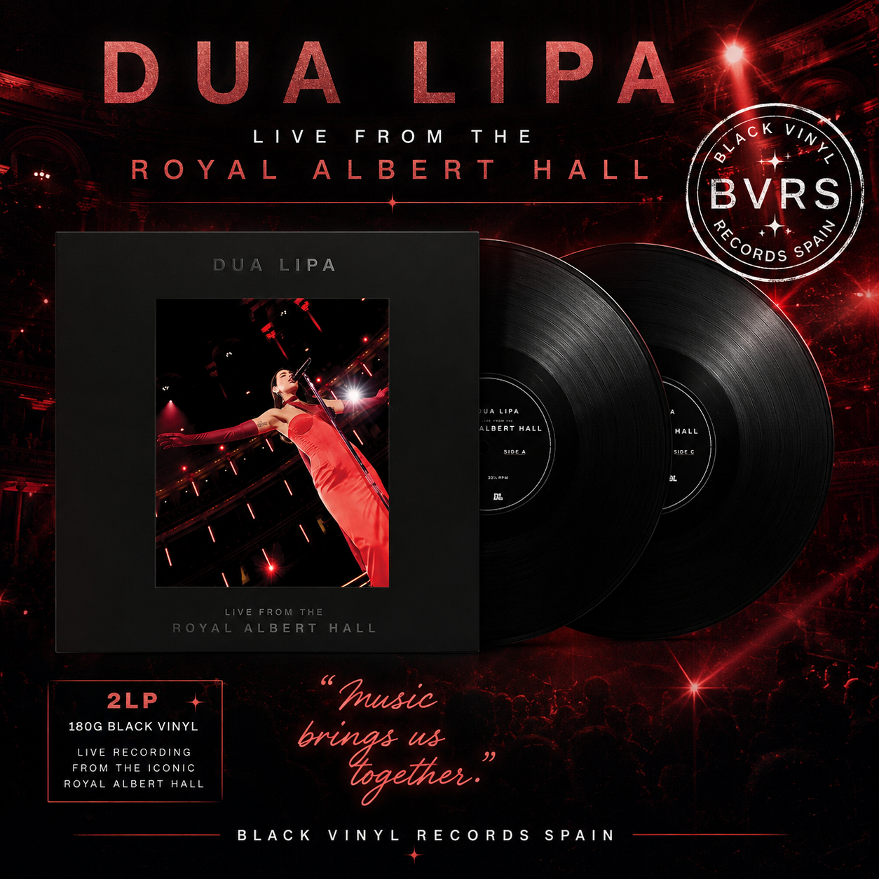 Dua Lipa - Live From The Royal Albert Hall 2LP