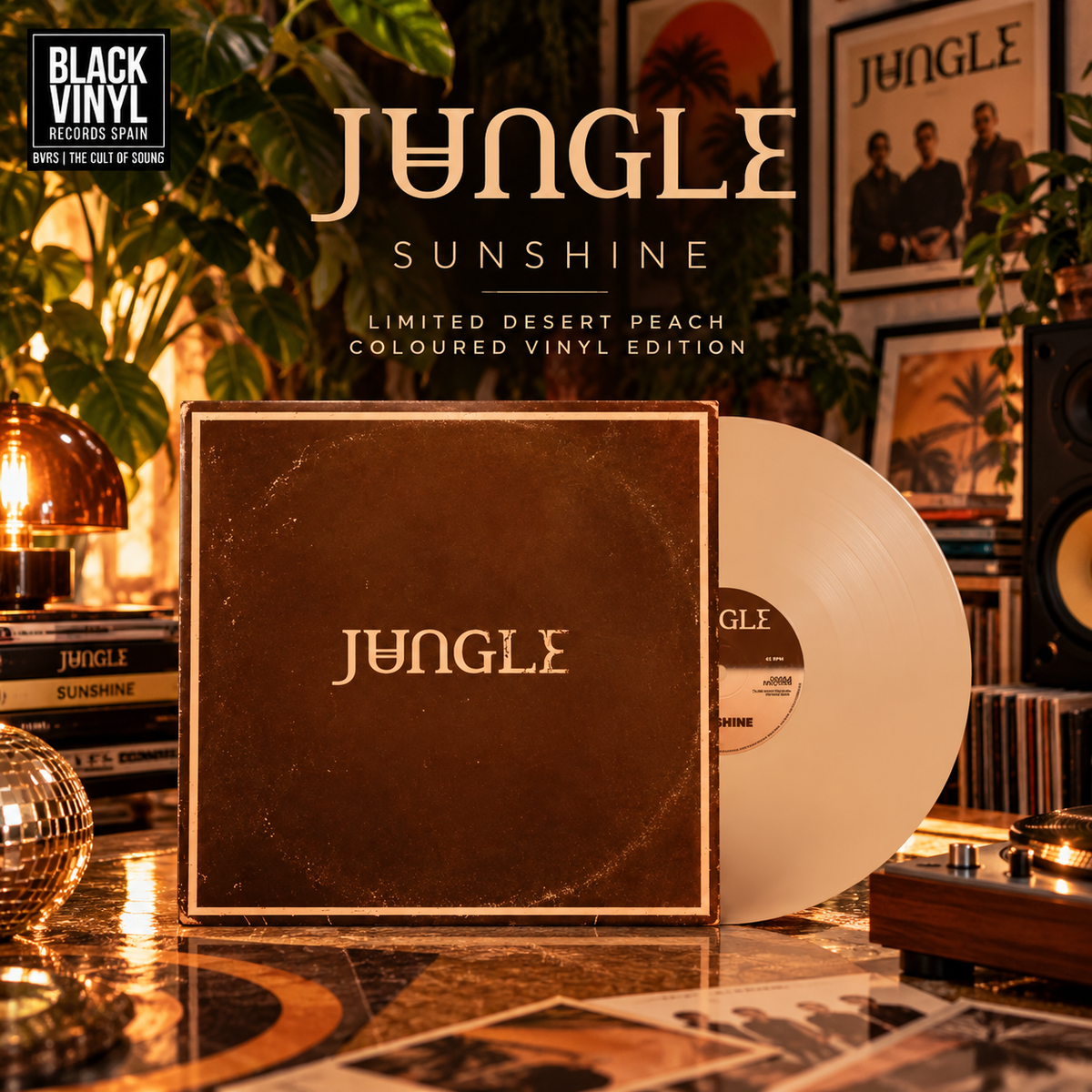 Jungle - Sunshine Limited Desert Peach Coloured Vinyl edition