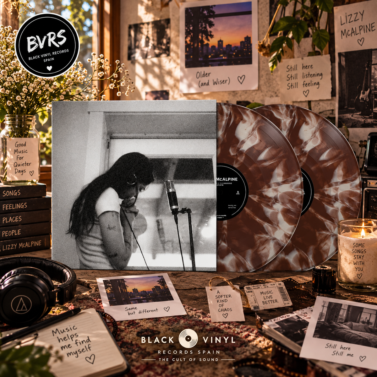 Lizzy McAlpine – Older (And Wiser) (2LP Brown & White Smash Vinyl) [BR Exclusive · Limited 3,500]