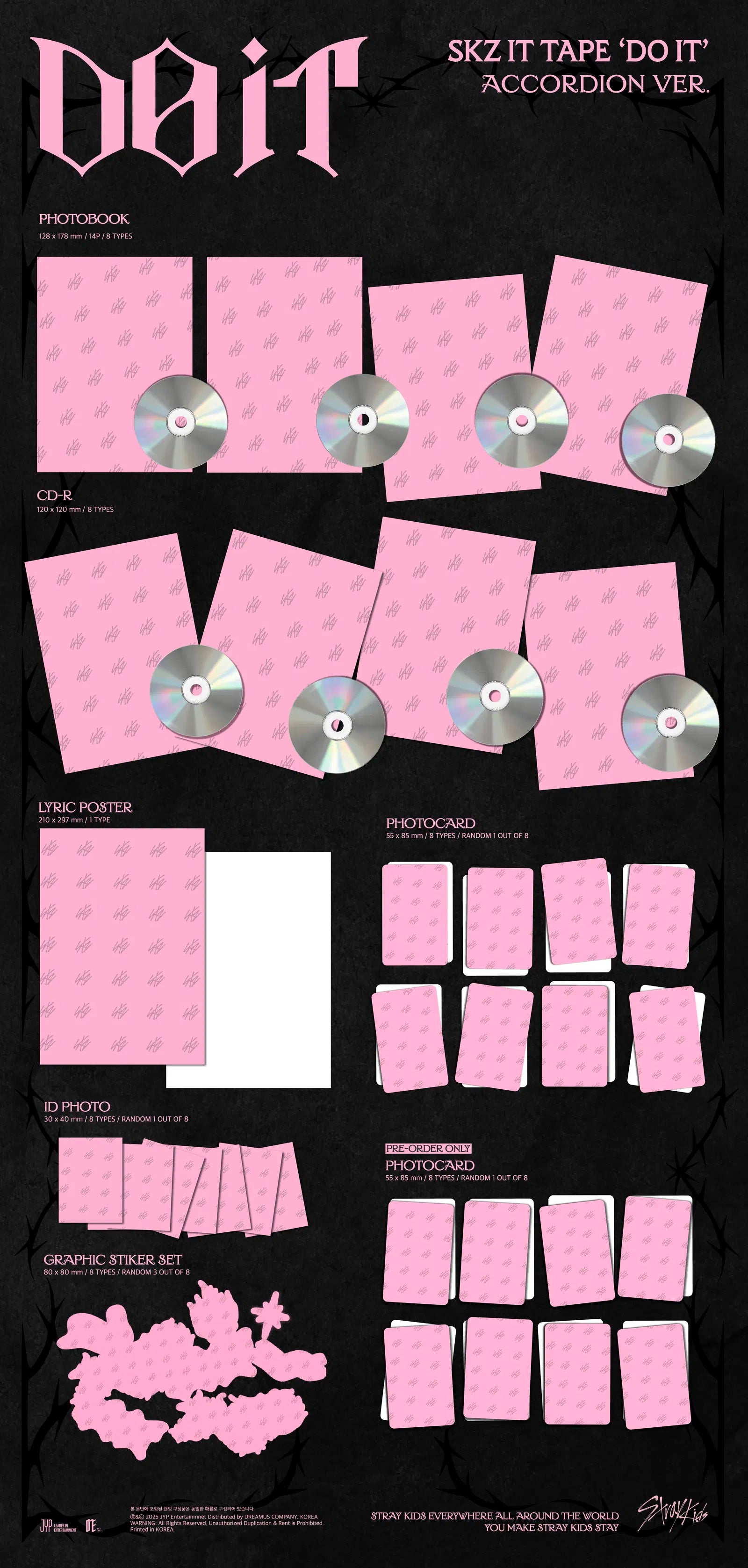 STRAY KIDS - SKZ IT TAPE - DO IT Accordion Bundle + Soundwave POB edition