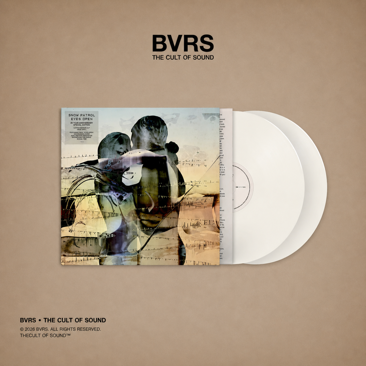 Snow Patrol – Eyes Open (20th Anniversary) (Indie Exclusive) (Cream Vinyl) 2LP USA IMPORT