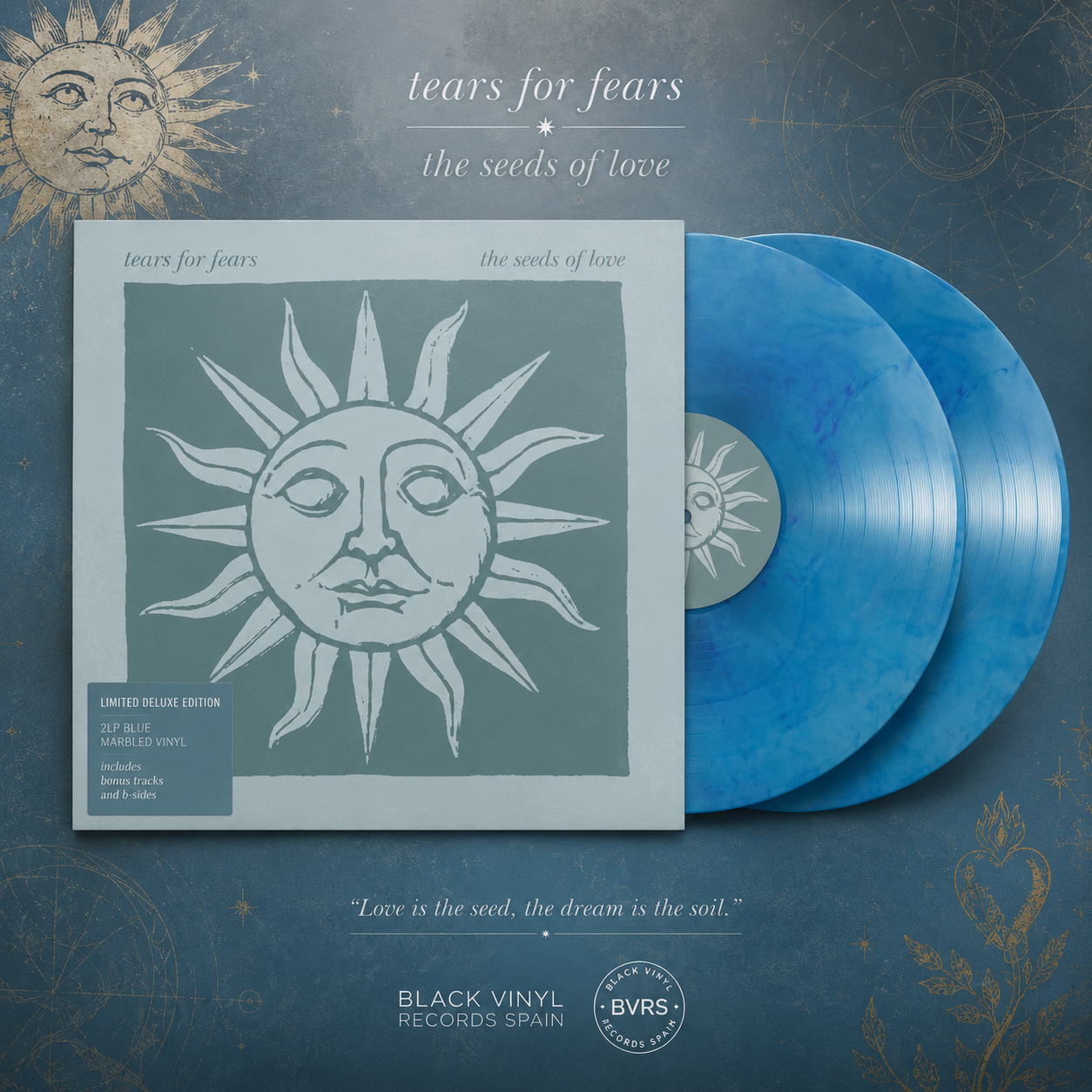 Tears For Fears - The Seeds Of Love (Limited Deluxe Edition) (Blue Marbled Vinyl) (2LP)