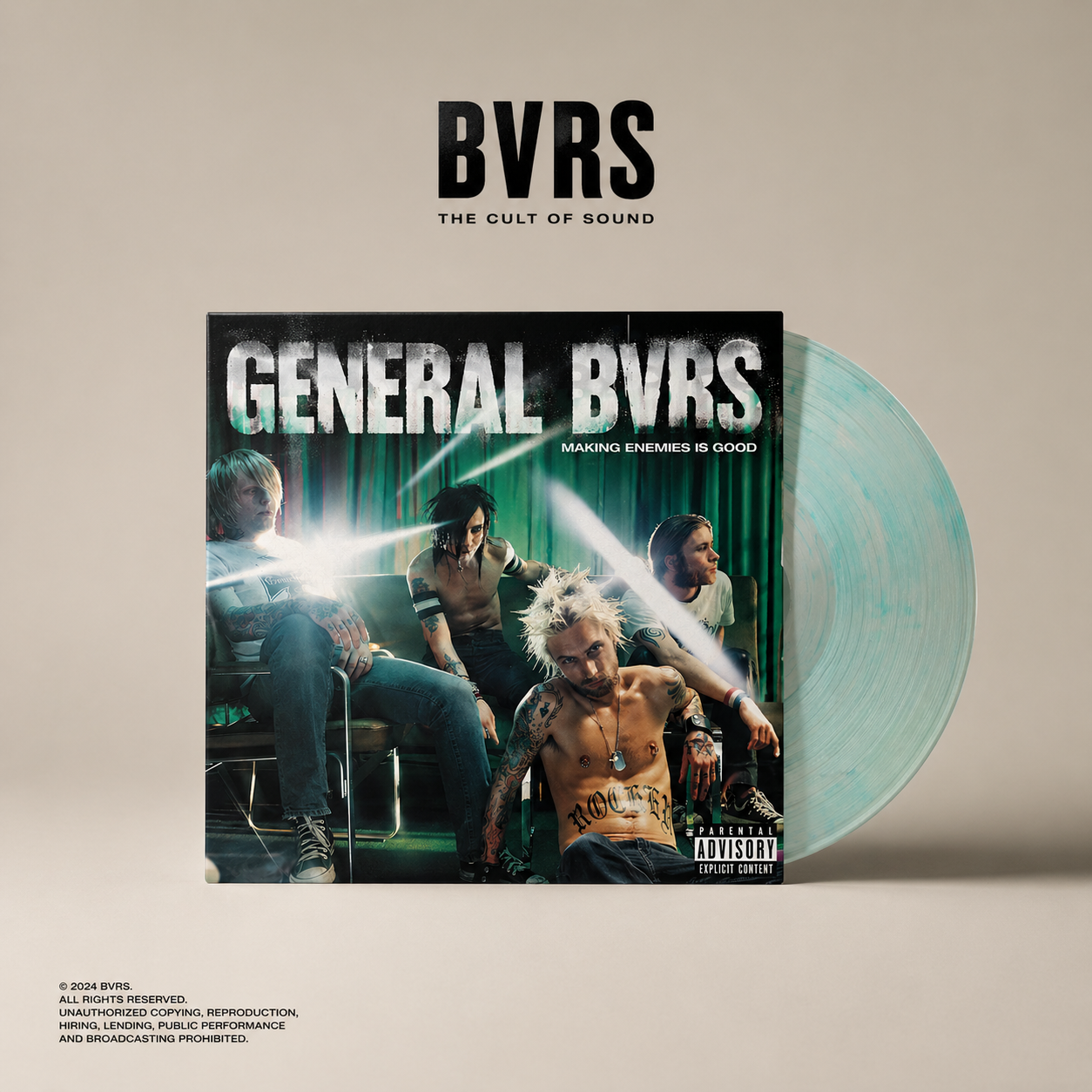 Backyard Babies Making Enemies Is Good (180g) (Limited Numbered Edition) (Green Marble Vinyl) LP