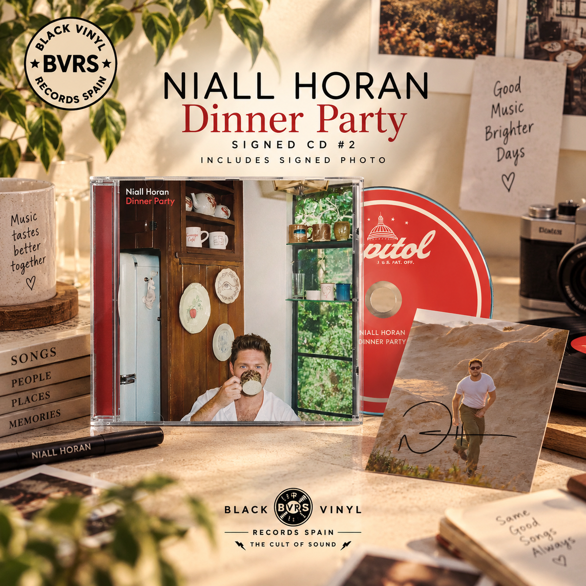 Niall Horan – Dinner Party – Signed CD #2 + Signed Photo – Official Store Exclusive