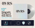 Pack 5 Fundas Exteriores Holográficas para Vinilos 12" Cracked Ice