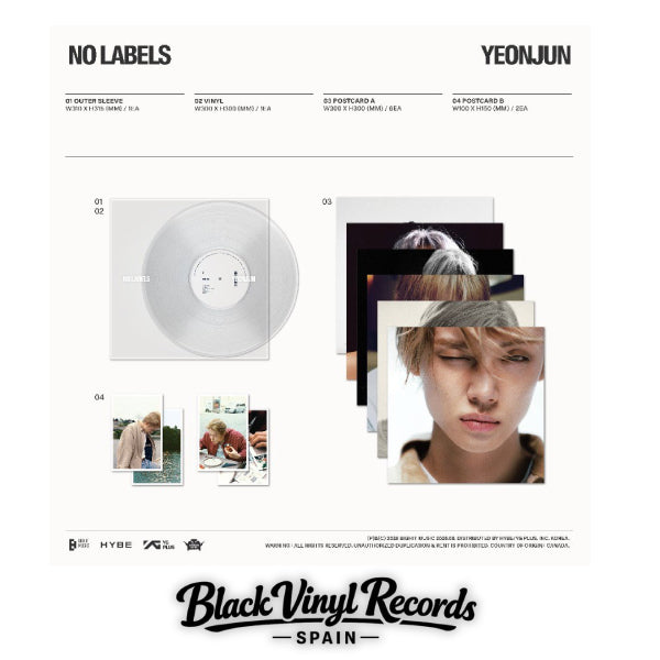 NO LABELS: PART 01 + 02 (Clear Vinyl) - YEONJUN (TXT)