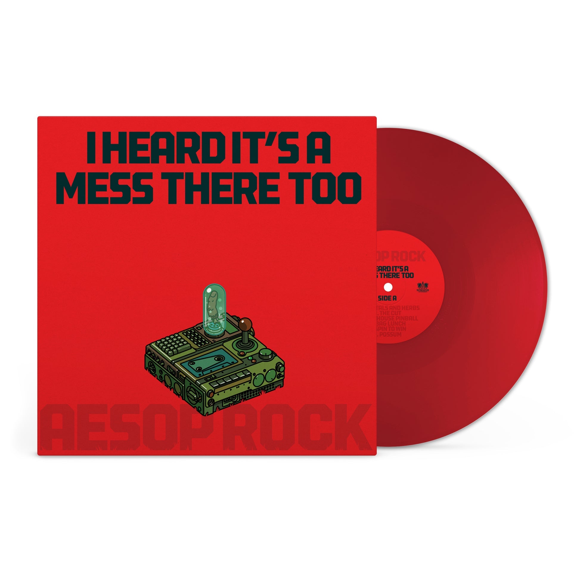 AESOP ROCK - I Heard It’s A Mess There Too - LP - Apple Red Opaque Vinyl