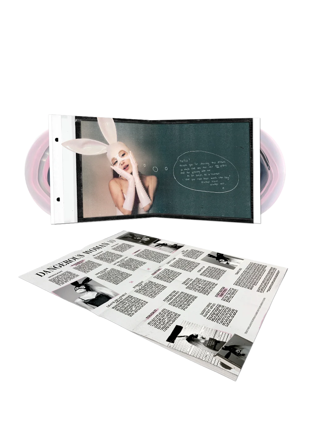 Ariana Grande - Dangerous Woman (10th Anniversary 2LP Pink & Black Vinyl)