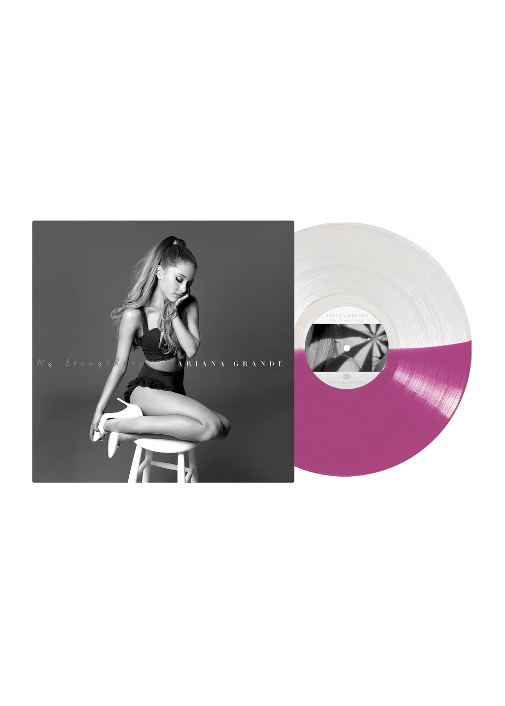 ARIANA GRANDE - my everything lp (half clear/purple) IMPORT
