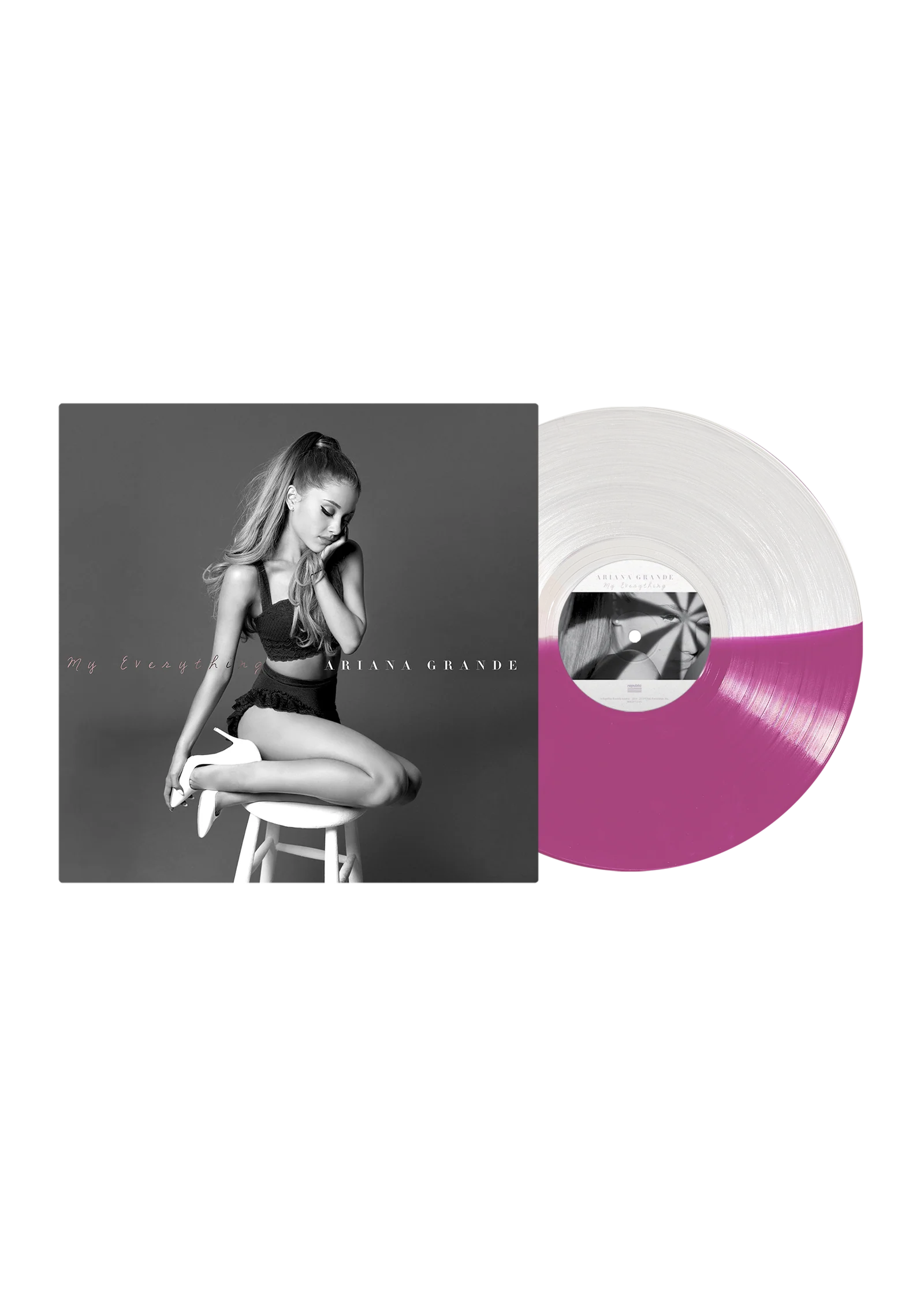 ARIANA GRANDE - my everything lp (half clear/purple) IMPORT