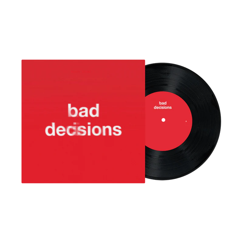 Benny Blanco - Bad Decisions 7" USA IMPORT - Black Vinyl Records Spain