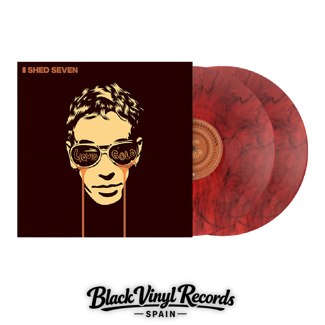 Shed Seven – Liquid Gold (Red & Black Marble Double Vinyl)