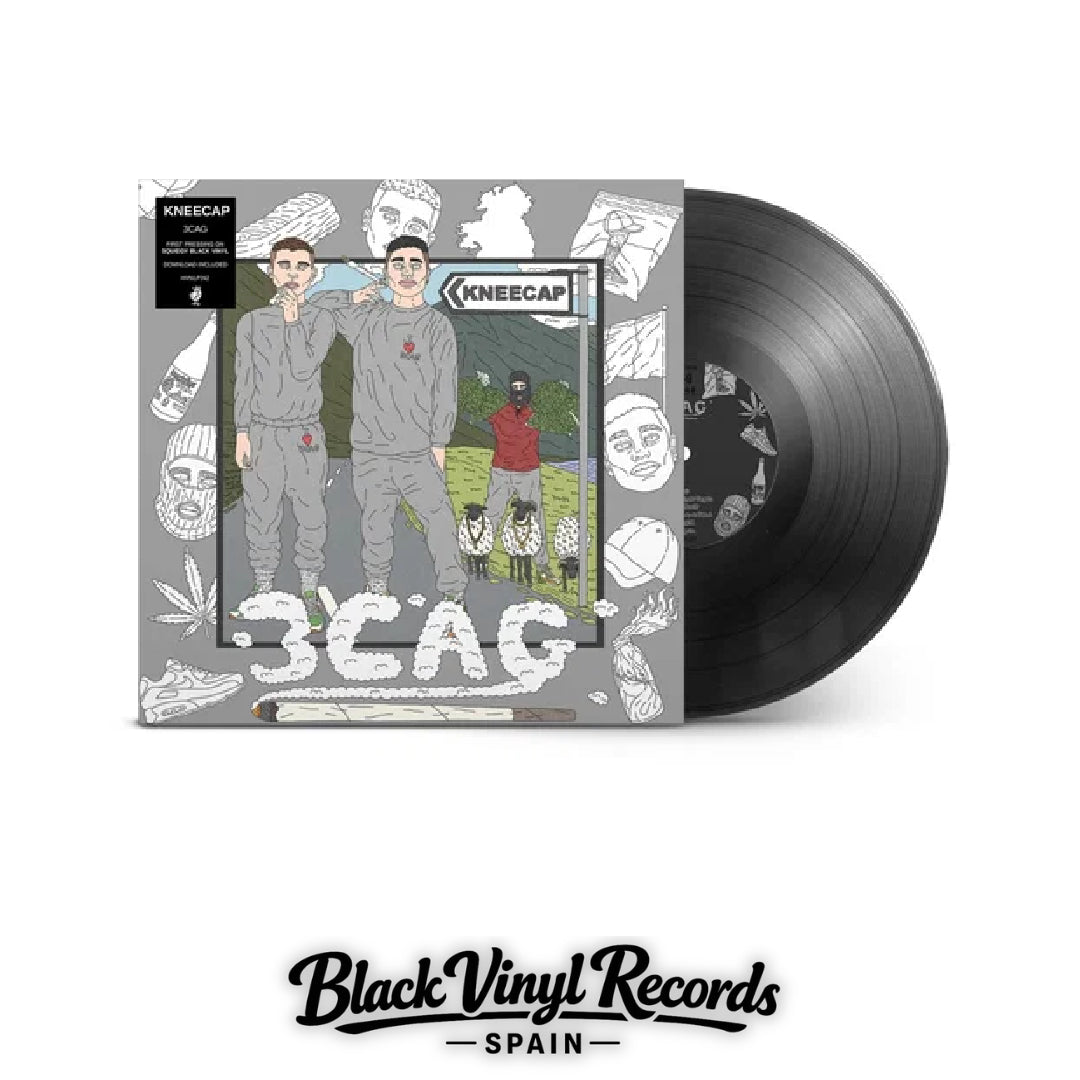 Kneecap - 3CAG EP (Limited Squidgy Black Vinyl) 12"